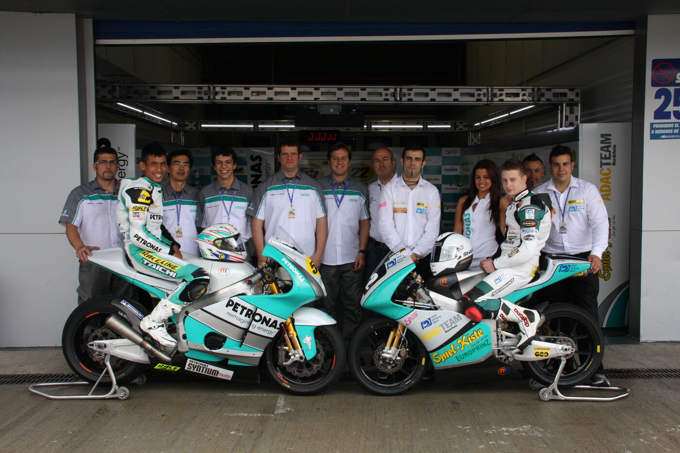 Foto del Team Stylobike a Con Petronas