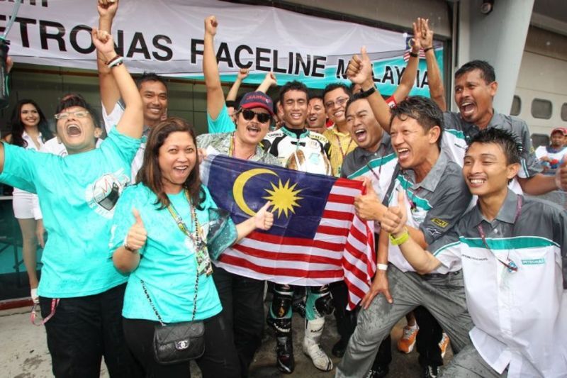Hafizh Syahrin con Team Stylobike en 2012